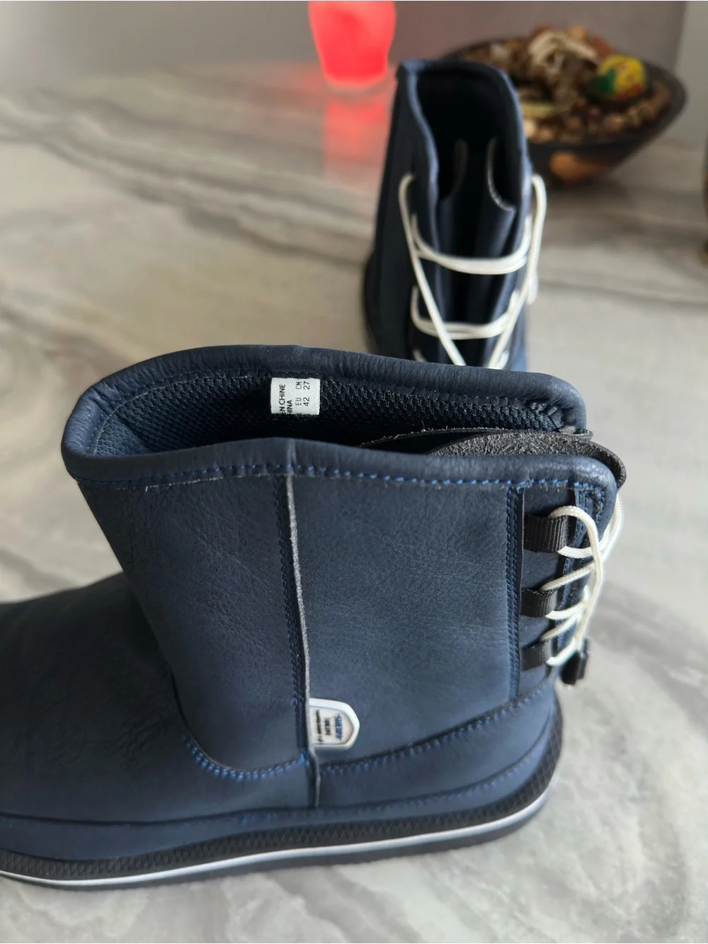 Suicoke QC-ANWP Waterproof Navy Blue Ankle Boots